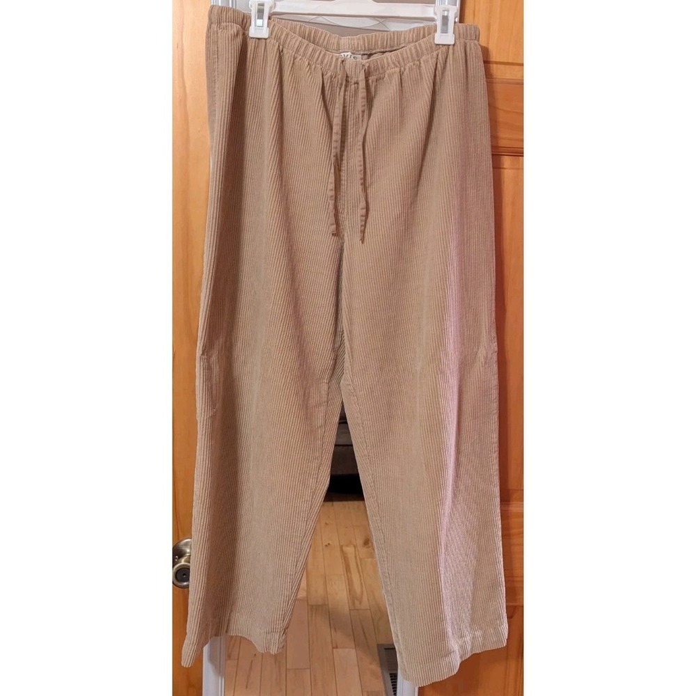 Orvis Jacket Womens 14 Tan Vintage Corduroy Button Front 2PC Set High Waist Pant - Picture 6 of 16